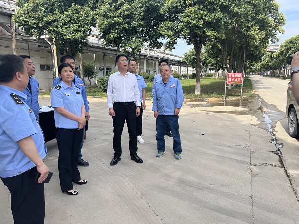 6月6日，高新區黨工委副書記到化工科技公司現場督導.jpg