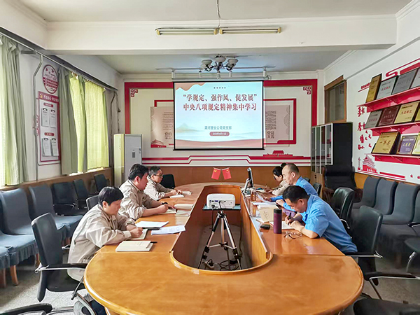 4月11日，渭河塑業公司全體黨員集中學習中央八項規定精神.jpg